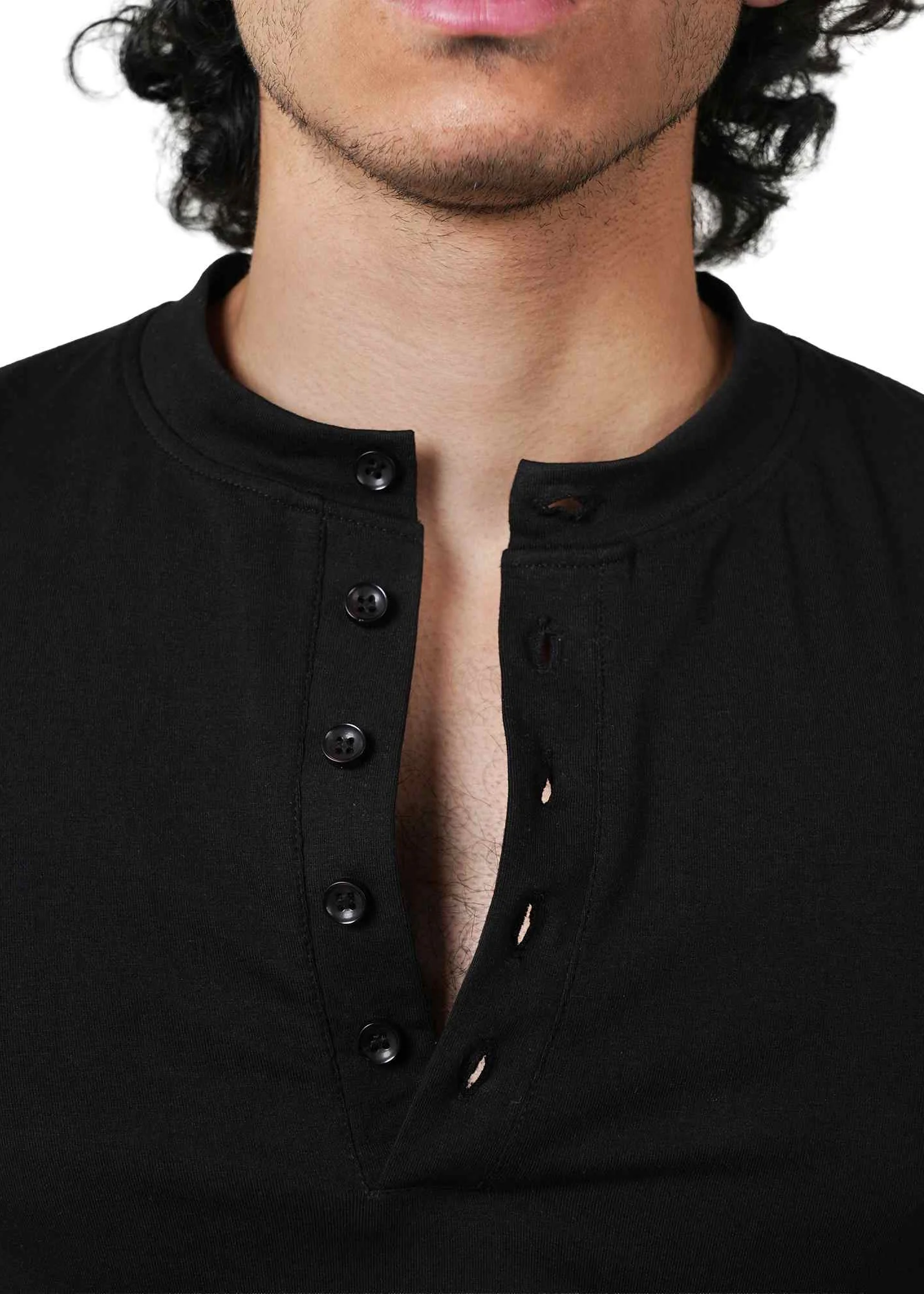 HENLEY - BLACK - Image 7
