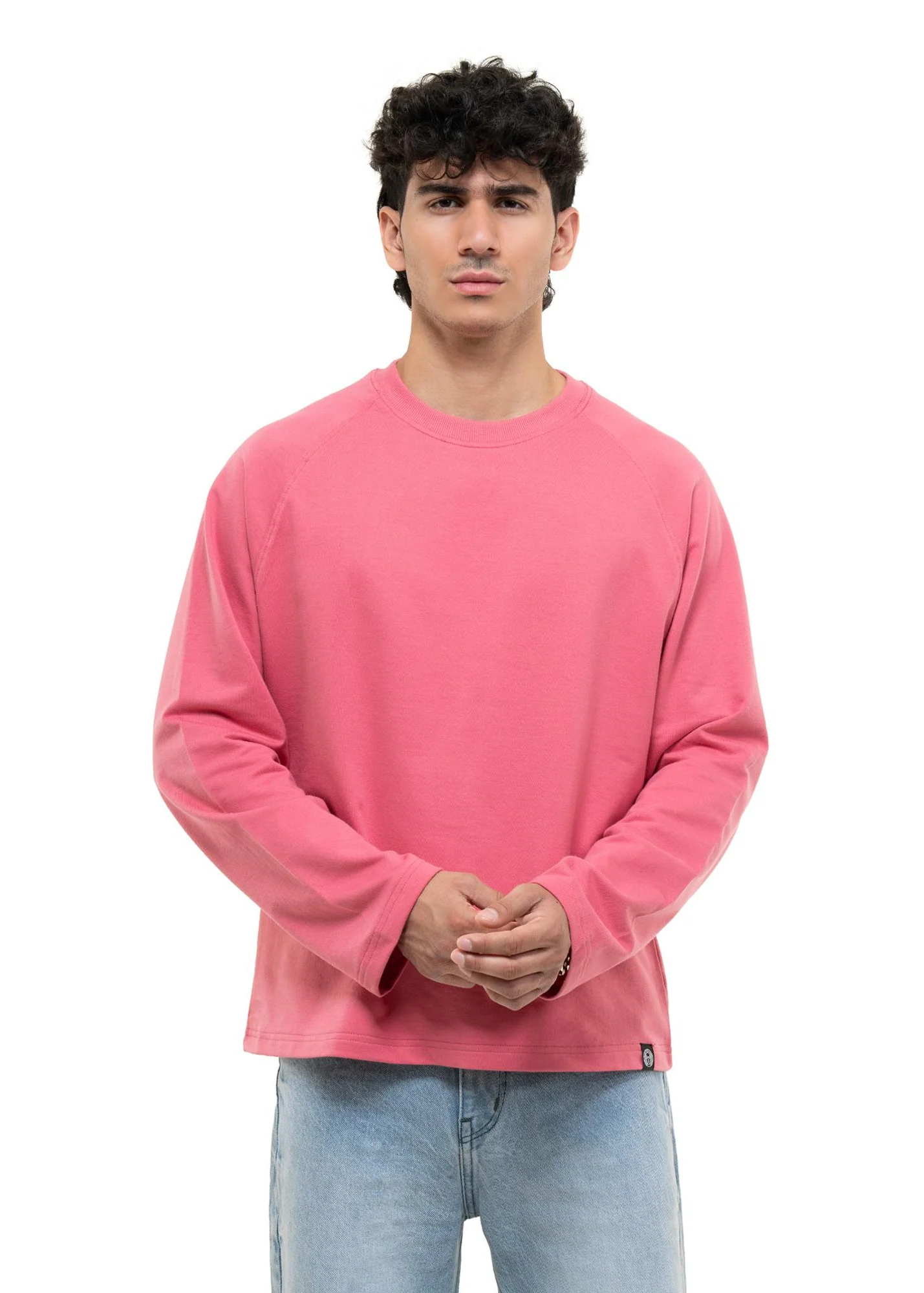 RAGLAN CROPPED TEE - MUTED ROSE PINK - Image 5