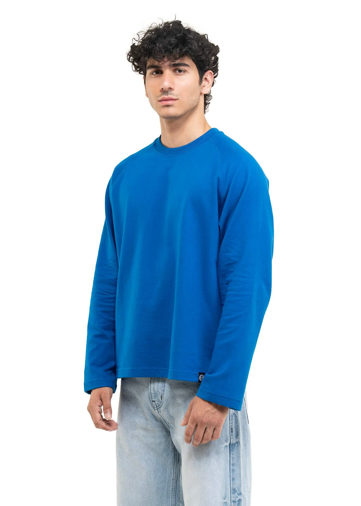 RAGLAN CROPPED TEE - ROYAL BLUE - Image 3