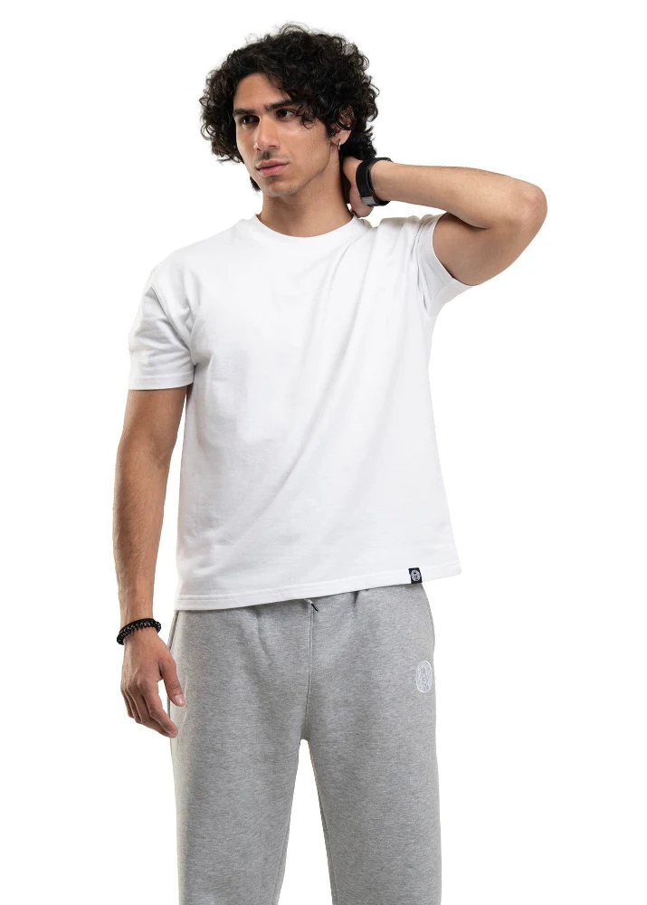 REGULAR CROPPED TEE - WHITE - Image 3
