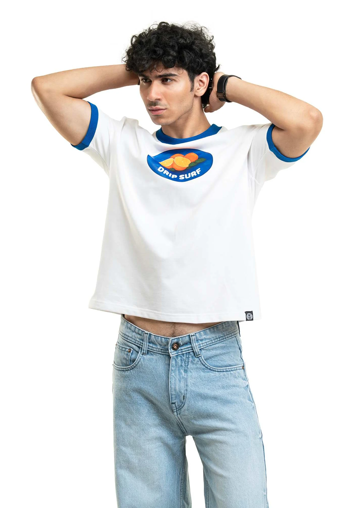 REGULAR CROPPED TEE - DRIP SURF - Image 4